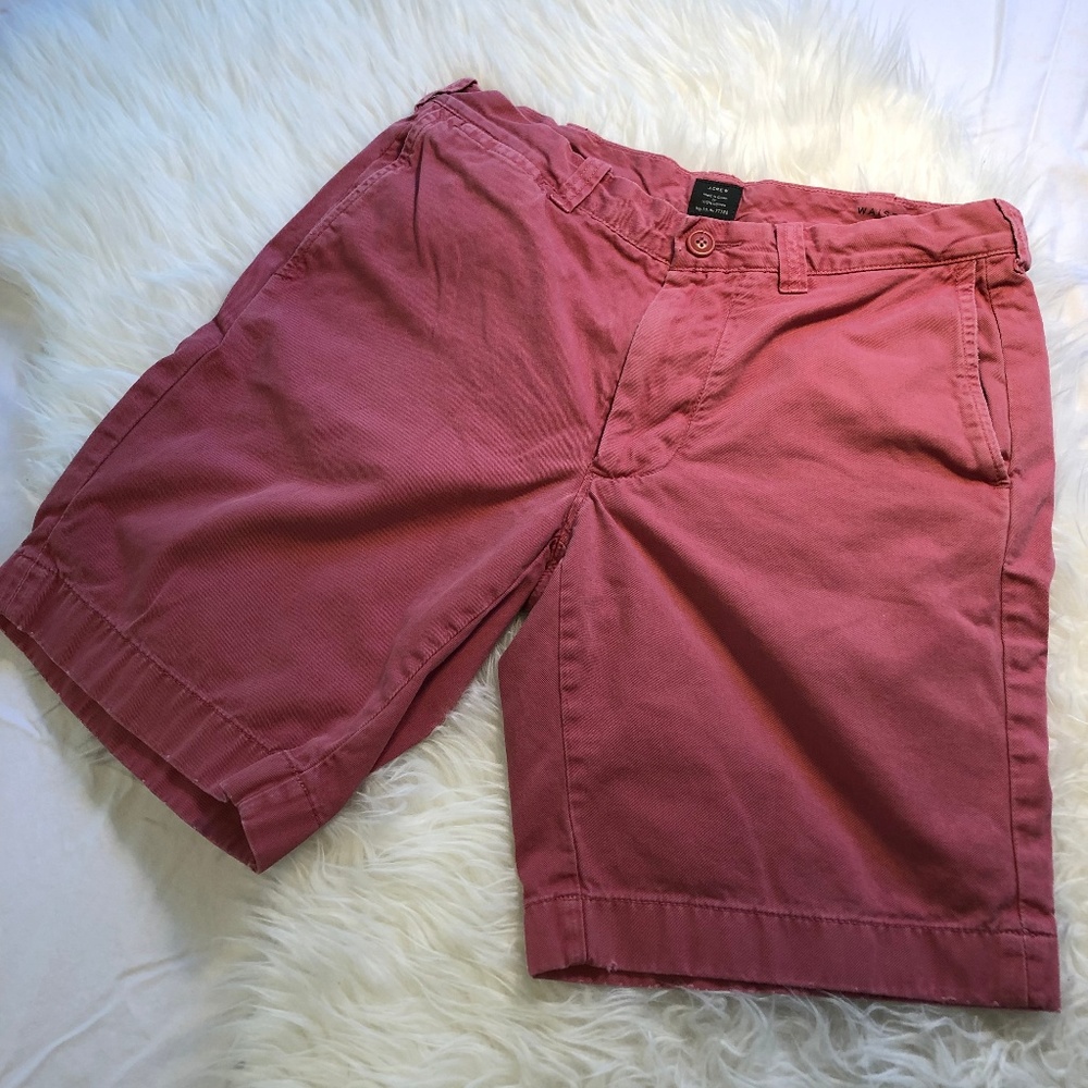 J. Crew Pink Coral Stanton Shorts